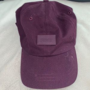 Pink brand ball cap